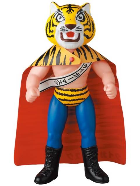【限定品】 メディコムトイ ソフビ タイガーマスク (初期型きいろ1期) 【新古品 特別価格】