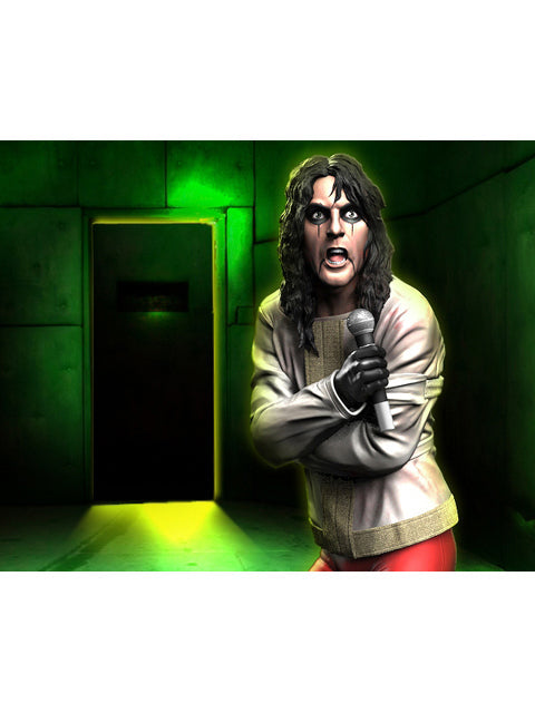 Knuckle Bonz アリス クーパー ストレイト ジャケット / ロックアイコン ポリレジン製スタチュー 塗装済み完成品