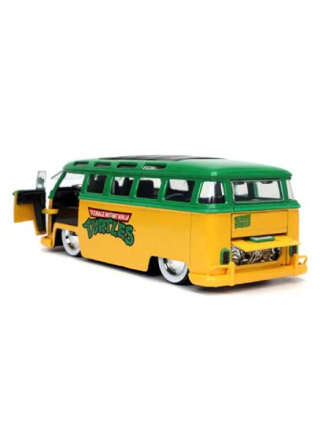 1/24 1962 VW バス レオナルド フィギュア付 (ティーンエイジ・ミュータント・ニンジャ・タートルズ) 【JADA31786】