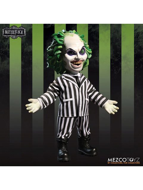 メズコ MDS ビートルジュース 15インチ メガスケール フィギュア with サウンド 「BEETLEJUICE」 デザイナーシリーズ