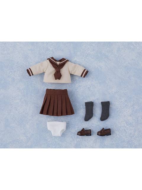 ねんどろいどどーる おようふくセット セーラー服 長袖(ベージュ)