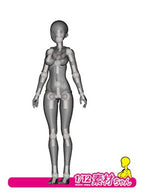 ホビーベース 1/12 素材ちゃん Lサイズ フレッシュ 【PPC-T96】