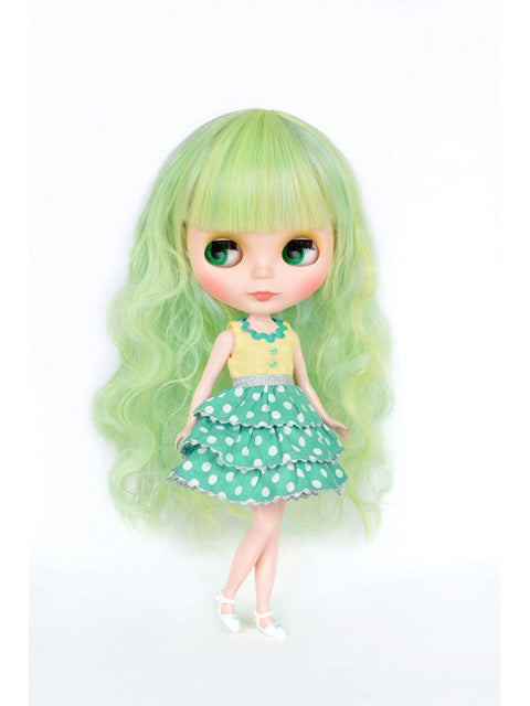 Blythe Original Super Deluxe Wig Curly Long Sherbet Lime