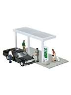 ジオラマコレクション ジオコレ64 #カースナップ04b タクシー乗り場(トヨタ クラウンコンフォート 付属)