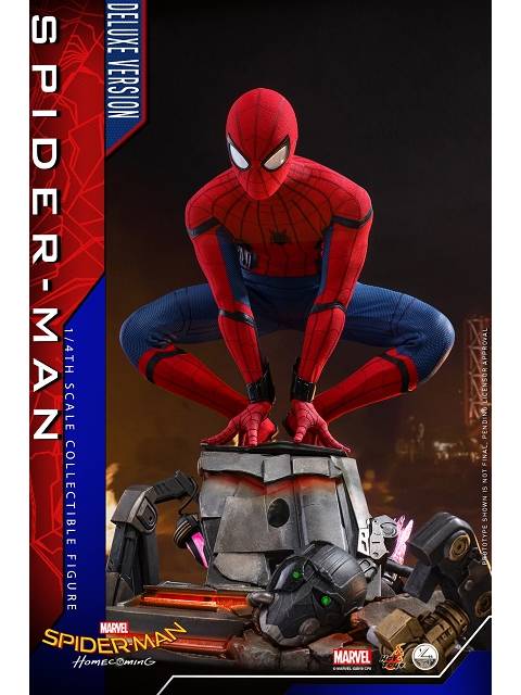 HOTTOYS クオータースケール スパイダーマン DX版 「スパイダーマン ホームカミング」
