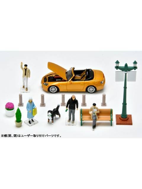 ジオラマコレクション ジオコレ64 #カースナップ22a 都会の街角2