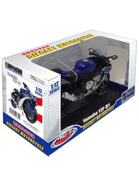 童友社 YAMAHA YZF-R1 青 1/12 完成品バイク