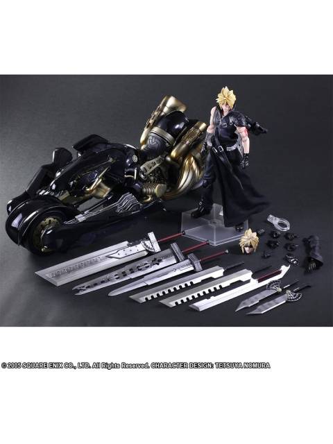 スクエアエニックス PLAYARTS改 クラウド＆フェンリル 【再販】 FINAL FANTASY VII ADVENT CHILDREN
