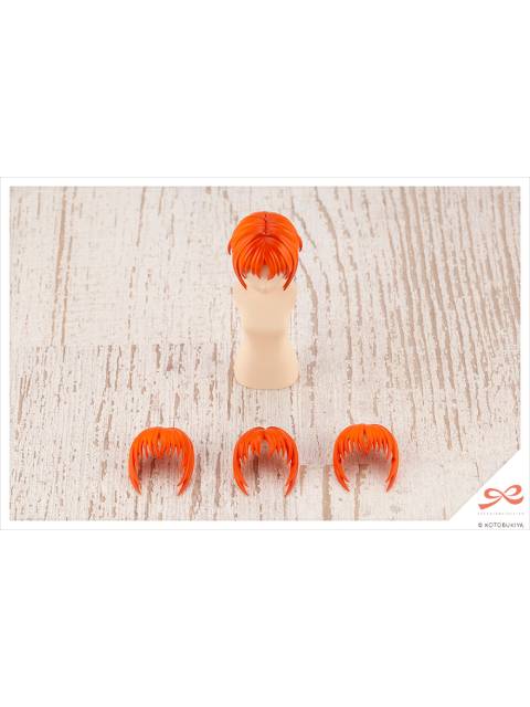コトブキヤ アフタースクール ショートウィッグA[オレンジ＆パープル] 【プラモデル】 1/10 「創彩少女庭園」