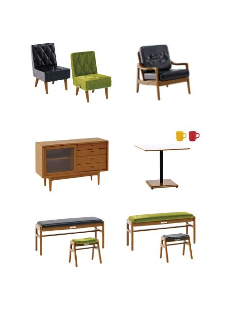 ケンエレファント カリモク60 ミニチュアファニチャー 第3弾 BOX版 【ランダム 単品販売】