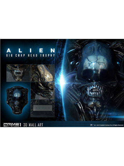 【大型商品】プライム1スタジオ ビッグチャップ ヘッドトロフィ 【WAAL-02】 「エイリアン」 3Dウォールアート