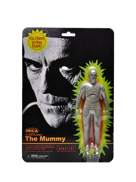 ネカ ユニバーサルモンスター レトロパッケージ（グロウ・イン・ザ・ダークVer.）7インチ アクションフィギュア 3種セット