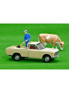 トミカリミテッドヴィンテージ LV-195d ダットサン 1300 トラック(薄茶)フィギュア付