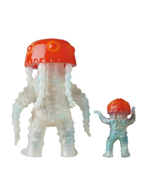 【限定品】 メディコムトイ 女ベニクラゲ(新色)+ミニソフビ (人造人間キカイダーより) 【新古品 特別価格】