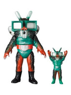 メディコムトイ テレビバエ(新色)+ミニソフビ (仮面ライダーV3より)