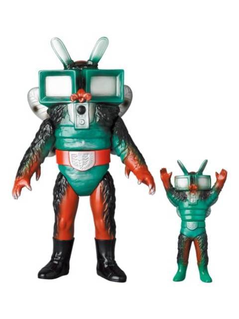 メディコムトイ テレビバエ(新色)+ミニソフビ (仮面ライダーV3より)