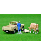 トミカリミテッドヴィンテージ LV-195d ダットサン 1300 トラック(薄茶)フィギュア付