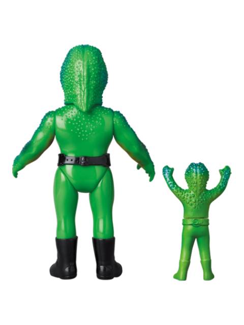 【限定品】 メディコムトイ カメレオン男(新色蓄光)+ミニソフビ 「仮面ライダーより」 【新古品 特別価格】