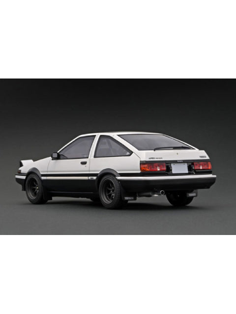 イグニッションモデル 1/18 INITIAL D Toyota Sprinter Trueno 3Dr GT Apex (AE86) White/Black 「頭文字D / イニシャルD」