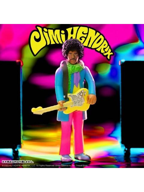 スーパー7 リ・アクション  ジミ・ヘンドリックス ARE YOU EXPERIENCED ブラックライト ver 「JIMI HENDRIX wave 1」