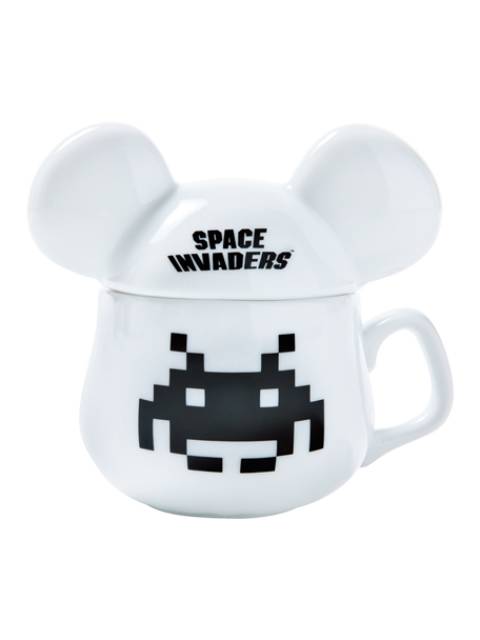 メディコムトイ SPACE INVADERS 「BE@RMUG」 WHT×BLK