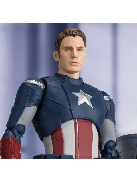 【魂ウェブ商店 限定品】 S.H.Figuarts キャプテン・アメリカ ‐《CAP VS. CAP》 EDITION‐（アベンジャーズ／エンドゲーム） 【新古品 特別価格】