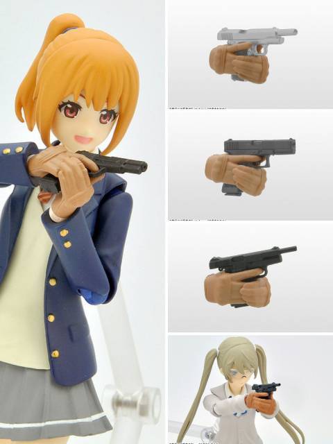 リトルアーモリー 【LAOP06】 figma用タクティカルグローブ2 ハンドガンセット「タン」