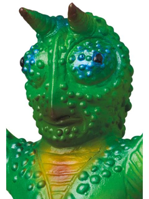 【限定品】 メディコムトイ カメレオン男(新色蓄光)+ミニソフビ 「仮面ライダーより」 【新古品 特別価格】