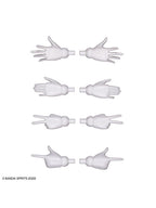 30MS オプションハンドパーツ ホワイト/ブラック