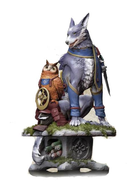 Capcom CFB Otomo Garuku "Monster Hunter Rise" Capcom Figure Builder Creator's Model