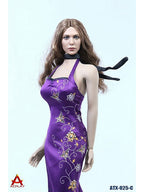 ACPLAY 1/6アウトフィット ハイスリットチャイナドレス C 紫 【ATX-025C】