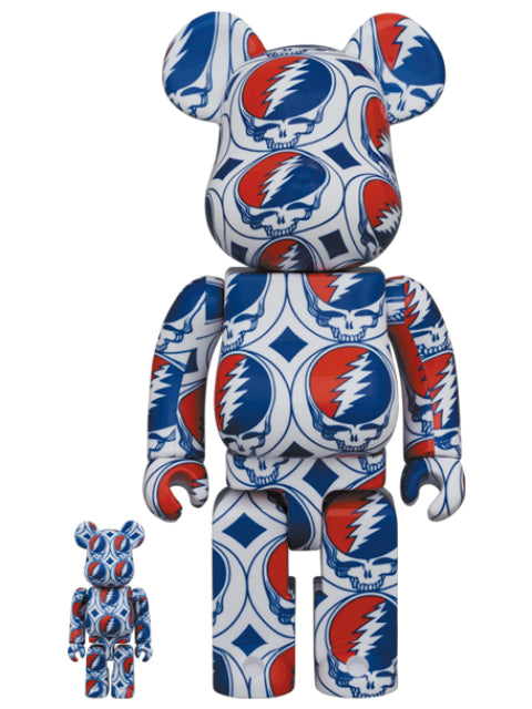 BE@RBRICK GRATEFUL DEAD 100％ & 400％ (STEAL YOUR FACE)