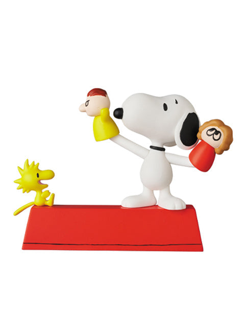 メディコムトイ UDF PUPPET SHOW SNOOPY & WOODSTOCK 「PEANUTS シリーズ11」 パペットショー スヌーピー&ウッドストック