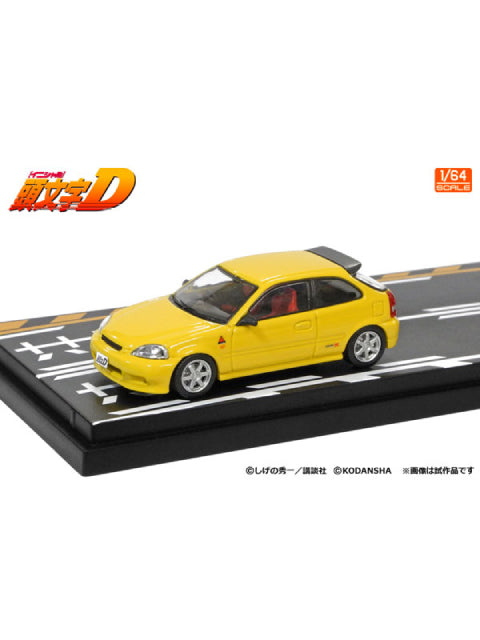 MODELER'S 1/64 頭文字D セットVol.9 二宮大輝シビック(EK9) ＆ スマイリー酒井インテグラ(DC2)
