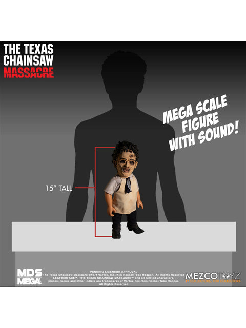 メズコ MDS レザーフェイス 15インチ メガスケール フィギュア 「悪魔のいけにえ」 デザイナーシリーズ