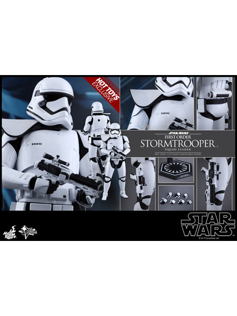 HOTTOYS ムービー・マスターピース 1/6スケールフィギュア ファースト・オーダー ストームトルーパー（分隊長版） 「スター・ウォーズ／フォースの覚醒」 【トイサピエンス国内900体限定品】 【新古品 特別価格】