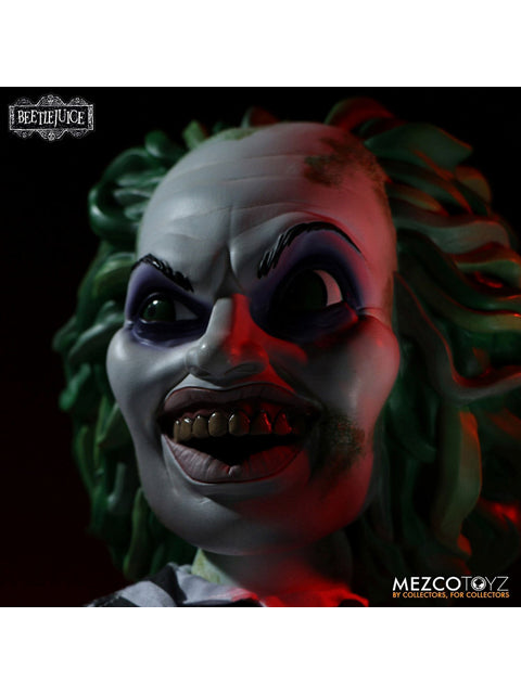 メズコ MDS ビートルジュース 15インチ メガスケール フィギュア with サウンド 「BEETLEJUICE」 デザイナーシリーズ