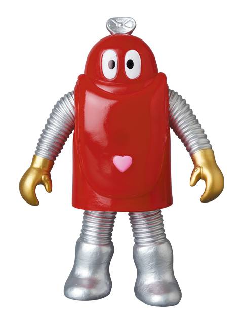 【限定品】 メディコムトイ ソフビ ロボコン（クリアレッド） ミドル  【新古品 特別価格】 東映レトロソフビコレクションミドル