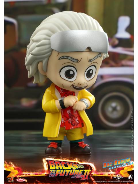 HOTTOYS コスベイビー サイズS エメット・ブラウン博士 「バック・トゥ・ザ・フューチャー PART2」