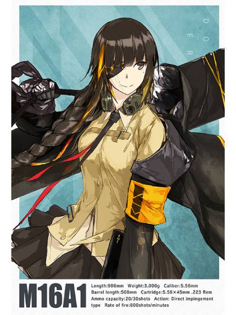 リトルアーモリー 【LADF06】 M16A1タイプ 1/12 【プラモデル】 ドールズフロントライン